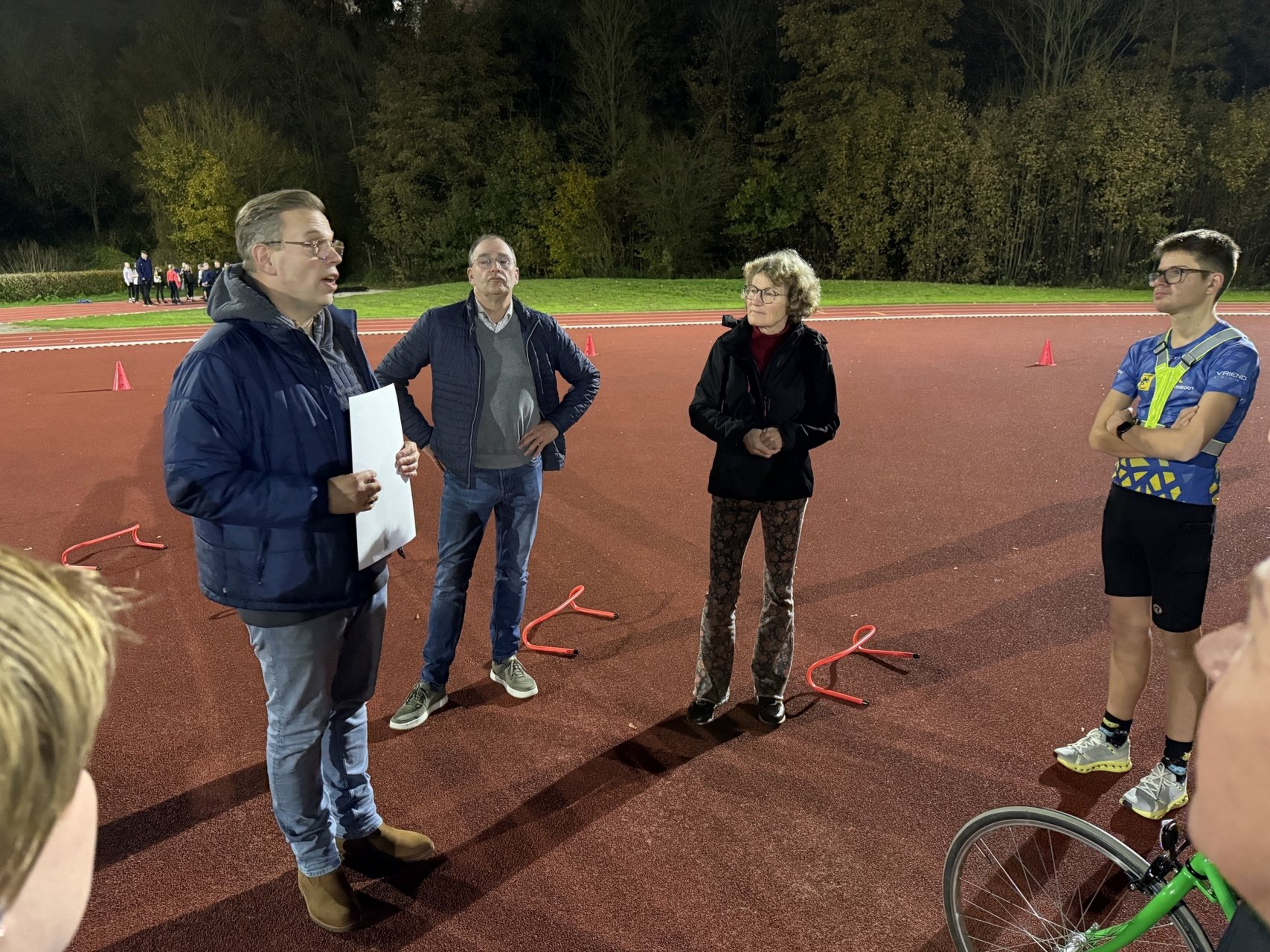 Uitreiking prijs G-sporters AV De sprinter 